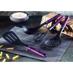 BERLINGERHAUS Kuchyňské náčiní s nástěnným držákem 7 ks Purple Eclipse Collection