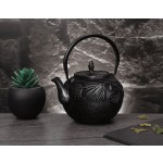 BERLINGERHAUS Konvice na čaj litinová 0,8 l černá