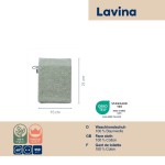 Žínka Lavinia 100% bavlna světle šedá 15,0x21,0cm