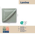 Osuška Lavinia 100% bavlna světle šedá 70,0x140,0cm