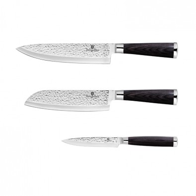 Sada nožů nerez 3 ks Primal Gloss Collection Santoku