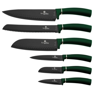 Sada nožů s nepřilnavým povrchem 6 ks Emerald Collection
