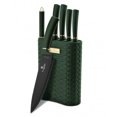 Sada nožů ve stojanu 7 ks Emerald Collection
