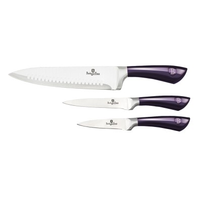Sada nožů nerez 3 ks Purple Eclipse Collection