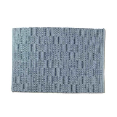KELA Koupelnová předložka Leana 65x55 cm bavlna modrá