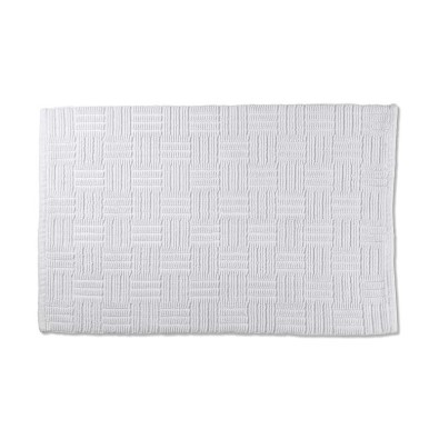 KELA Koupelnová předložka Leana 100x60 cm  bavlna bílá