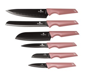 BERLINGERHAUS Sada nožů s nepřilnavým povrchem 6 ks I-Rose Edition