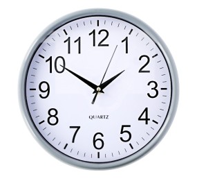 EDCO Nástěnné hodiny 25 cm šedá