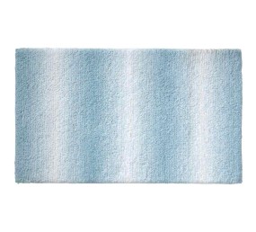 KELA Koupelnová předložka Ombre 120x70 cm polyester ledově modrá