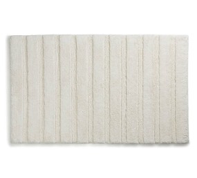KELA Koupelnová předložka Megan 100 x 60 cm bavlna šedobílá