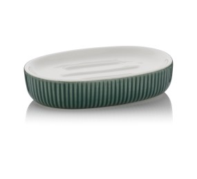 KELA Miska na mýdlo Ava keramika zelená