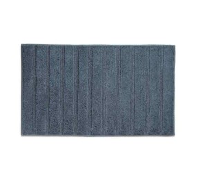 KELA Koupelnová předložka Megan 100% bavlna kouřově modrá 100,0x60,0x1,6cm