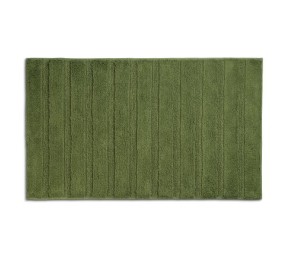 KELA Koupelnová předložka Megan 100% bavlna mechově zelená 100,0x60,0x1,6cm