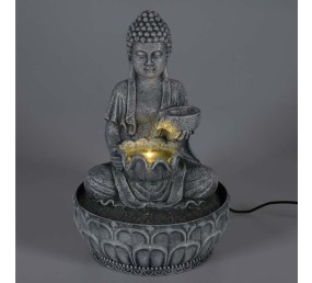 Fontána pokojová s LED osvětlením 29 cm Budha